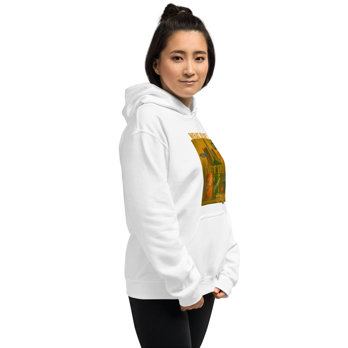 WHAT UP DOE      DETROIT       UNISEX HOODIE